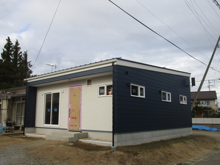 福島市笹木野K様邸 外部足場解体しました。 株式会社 カンノ住研｜福島市 すべてはお客様のために